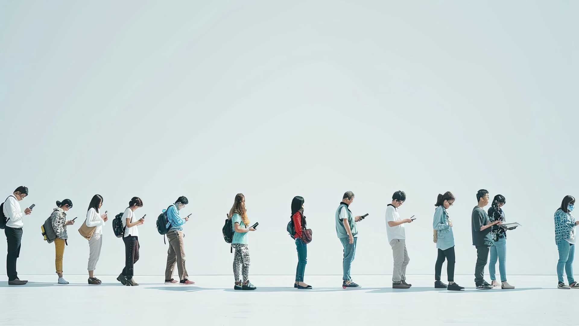 順番待ちのイメージ